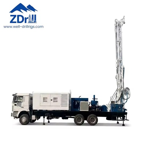 High Efficiency ZDSPJ800 Rotary Table Water Well Drilling Rig Deep Well Boring Machine for Construction and Mining