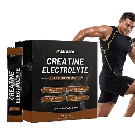 OEM Creatine Electrolyte Poudre Muscle Sports Supplement Energy&hydration Support Natural Minerals Creatine Electrolyte Powder