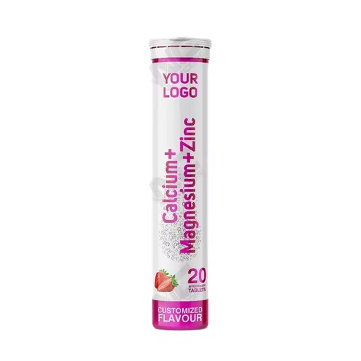Premium Quality Natural Vitamin Calcium+Magnesium+Zinc Effervescent Tablets for Teenagers and Adults Supporting Bone Health