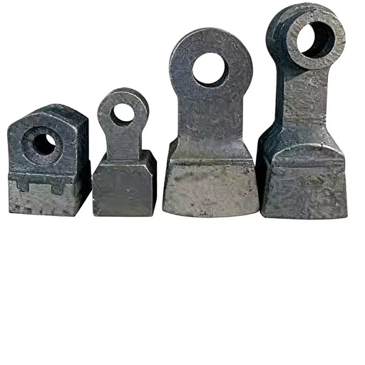 Universal Alloy Cast Crusher Hammer Head Mining Machine Parts High Strength Steel for Multiple Mining Equipment Fast Supply