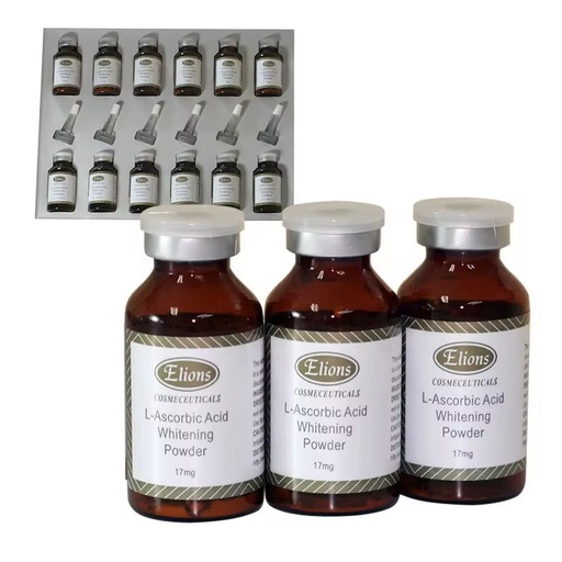 Advanced 25% Vitamin C Herbal Ampules Serum Aloe Vera Pore Shrinking Face Body Lips Whitening Anti-Aging Anti-Wrinkle Lightening