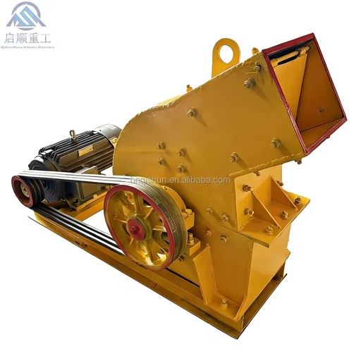 Portable Hammer Crusher Small and Movable Brick Crusher Suitable for Stone and Ore Crushing with a Capacity of 3-4 Tons Per Hour