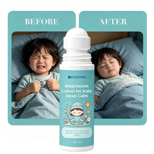 Private Label Babies Daily Moisturizing Fragrance-Free Ultra-Mild Lavender Hydrating Calming Magnesium Cream for Kids Sleep Calm