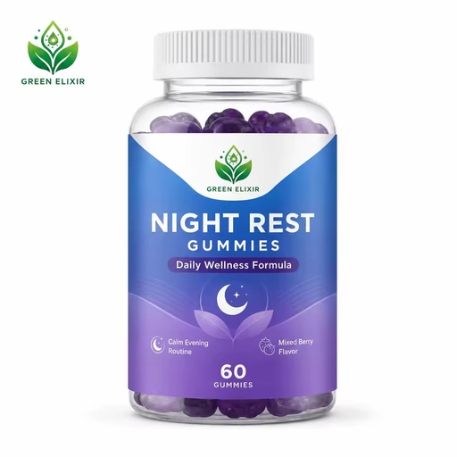 Melatonin Dietary Supplement Gummies Mixed Berry Flavor 60 Gummies Private Label OEM ODM Custom Packaging Wholesale Supplier B2B
