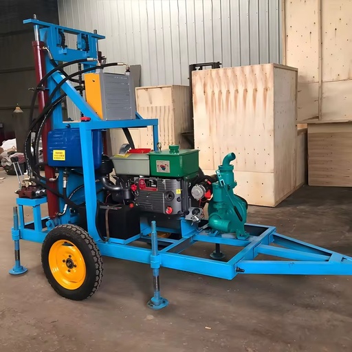 Hot Selling Innovative Diesel Engine Core Drilling Rig Quick Water Well Drilling Machine with Crawler Mobility Core Component