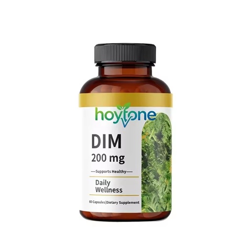 OEM Private Label DIM 200mg Diindolylmethane with BioPerine Vegetable Capsules for Women's Wellness Support