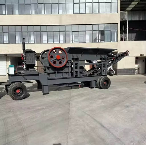 Easy Movable Wheel Type Jaw Crusher Plant Portable Rock Crushing Machine for Construction Waste Recycling