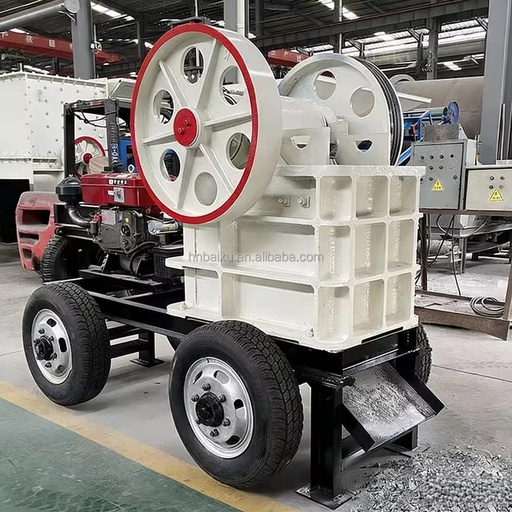 Spot Supply PE-250*400 Pe-200*300 Portable Diesel Jaw Crusher Marble Mining Jaw Crusher