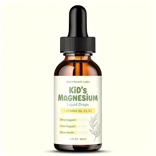 Bulk Wholesale Kid's Magnesium Liquid Drops Fortified With B6 D3 K2 Hot-SellingFor Global Mother-Baby Shops and Online Retailers