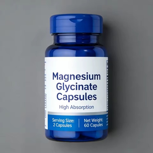 OEM ODM Wholesale supplement Magnesium Glycinate 60 Vegan magnesium Capsules natural magnesium capsules for adults