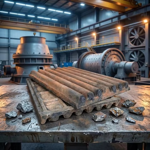 Superior High-Manganese Steel Jaw Plate Durable Ore Mining Crushing Component Casting Processing 420kg