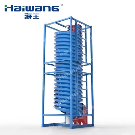 Ore Mineral Process Plant Gravity Separator Machine Spiral Gold Pan Processing Spiral Chute