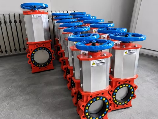 Hengtuo Mining Slurry Knife Gate Valve Pneumatic Manual Wafer Type Stainless Steel Blade Wear Resistant Industrial Control Valve