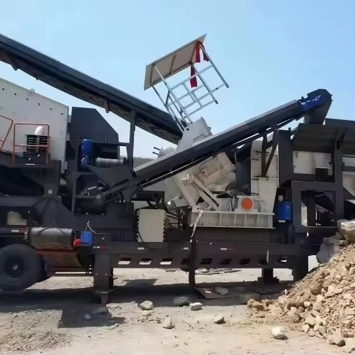 Portable Tire Type Impact Crushing Station for Quarry Stone Aggregate