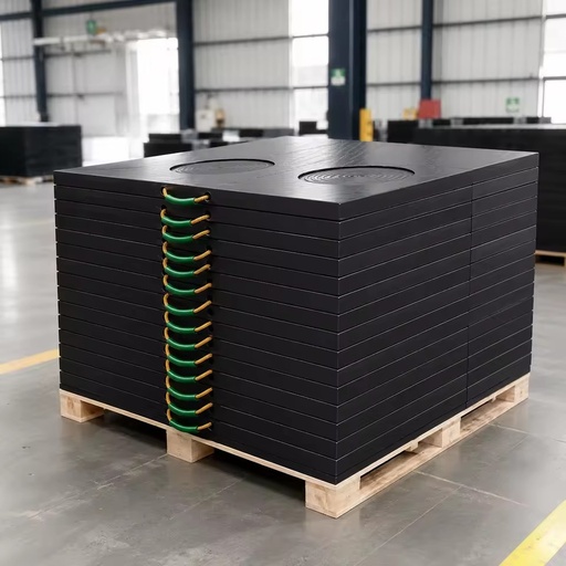 Outrigger Pads Durable Weather Resistant HDPE Crane Foot Plate for Oilfield Mining and Temporary Work Sites
