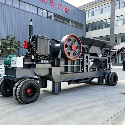 New Portable Steel Concrete Jaw Crusher 5-50TPH