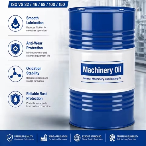 Stable Performance Anti Rust General Machinery Oil Wear Resistant for Industrial Mechanical Equipment