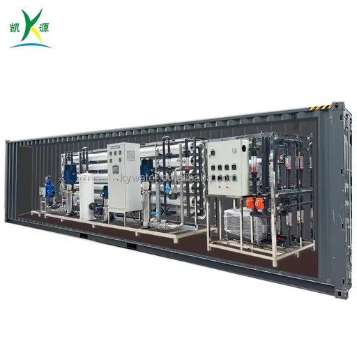 24m3/Hr Two stage Reverse Osmosis System Water Purifying +EDI Ultra Pure Water Equipment for Petroleum refinery