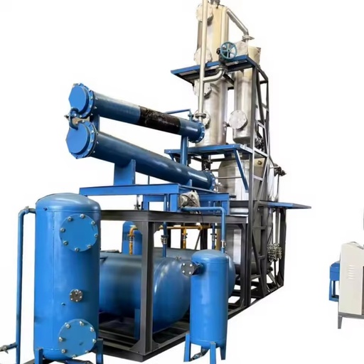 Pyrolysis Oil Refinery Distillation Equipment Convert Waste Motor Engine Oil Into diesel Oil Recycling Machine