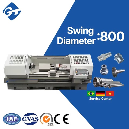 DMTG CK6180 Dmtg Factory Ck6180 Heavy Duty Cnc Lathe Machine for Metal Torno Cnc Para Metal for Ship Building Industry Price
