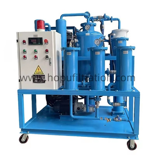 New Vacuum Oil Dehydrator & Lubricant Oil Purifier Machine Three Phase 5 Year Warranty