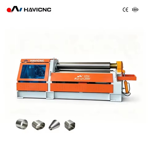 CE Certified 4 Roller CNC Plate Rolling Machine Pre-bending Function for Petroleum Pipeline Manufacturing