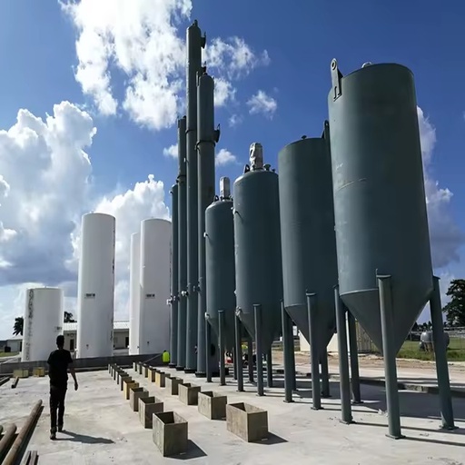 5-30Tons New Built Small Crude Oil Petroleum Refinery Plant Equipment With White Color diesel