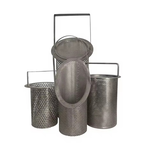 Corrosion Resistant SS316 Perforated Metal Filter Tube with Reinforced Double Layer for Petroleum Industry