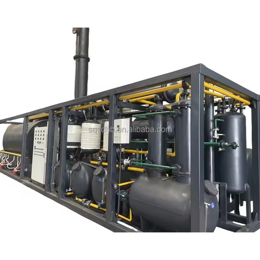 Environmental Friendly 1-5 Tons Per Day Waste Oil Sludge Fuel Oil Multifunctional Water Cooling Recycling Machine Pyrolysis