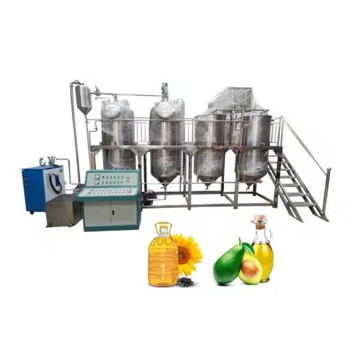 Cooking Oil Refining Plant Degumming & Deacidification Machine Decolorization & Deodorization Equipment