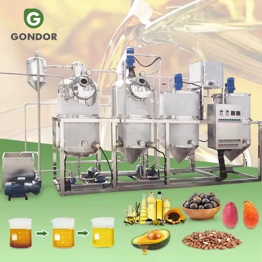 Complete Palm Soybean Large Capacity Base Petroleum Oil Refining Refine Refinery Machine Plant Price