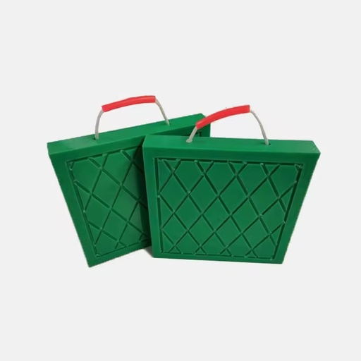 Reinforced UHMW Anti-Slip Outrigger Pads for Concrete Pump Truck with Cutting Service uhmwpe outrigger pad