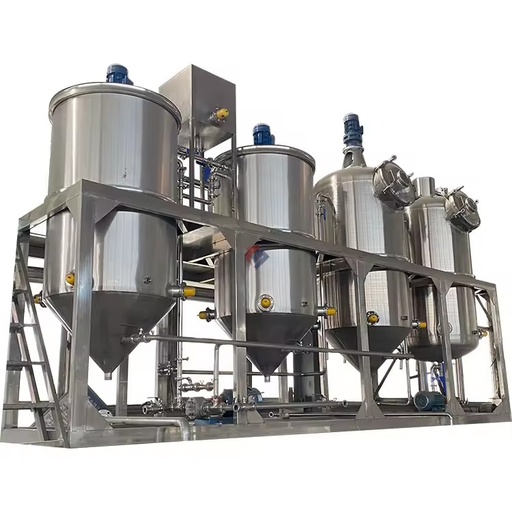 Crude Oil Refinery Refining Equipment Edible Sunflower Oil Refined Machine for Sale