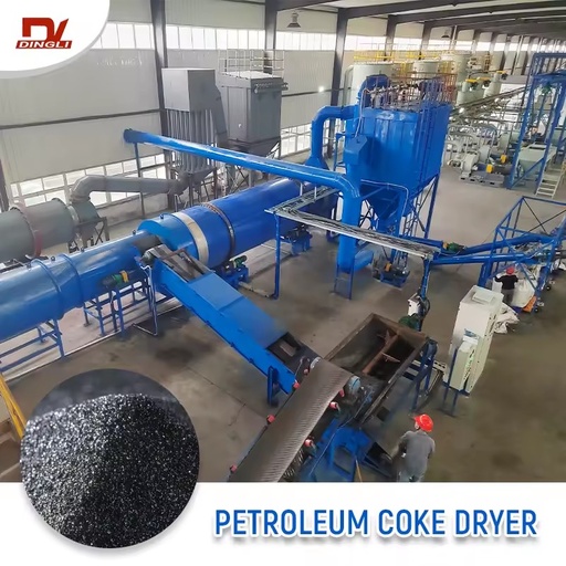 Continuous Petroleum Coke Drying Production Line