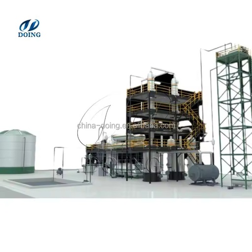 High Grade Large Capacity Petroleum Crude Oil Refinery Refining Machine Equipment for Sale Distillation Plant