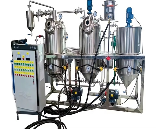 High Finishing Purity Crude Oil Refinery Machine Low Loss Rate for Small Scale Edible Oil Production and Processing Business