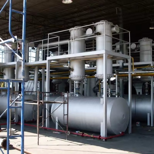 High Output Crude Oil Processing 1t 5t 10t Daily Yield diesel Distillation Equipment Base Oil Distillate Refinery Plant