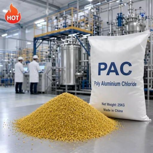 Large Stock PAC Polyaluminum Chloride Powder for Waterworks Factory Sewage Treatment and Petroleum Additives