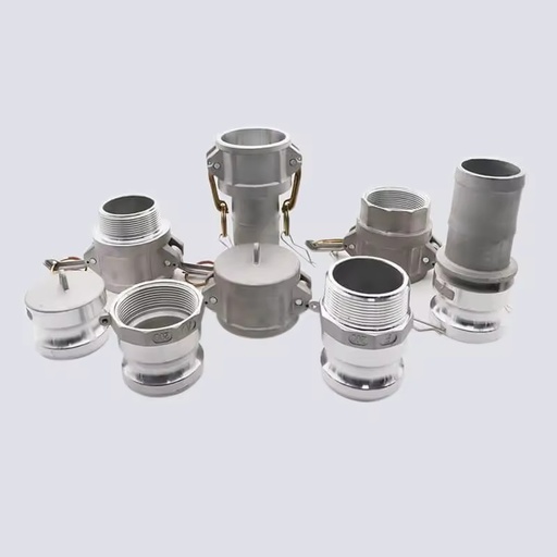 Leak-proof High Pressure Aluminium Camlock Quick Coupling Pipe Fittings Hose Connection Types B C D E F DC DP Connector