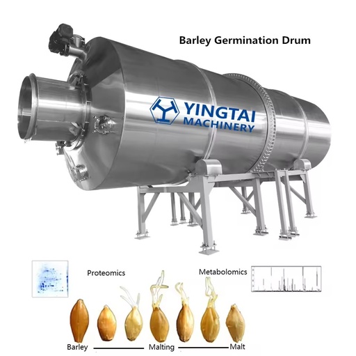 Yingtai promalting system Drum Craft Malting Equipment for Malting Plants