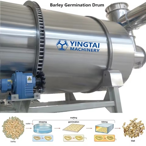 Promalting System Barley Malting Facility Cereal Grain Malting Equipment to Tailor-Made Malt