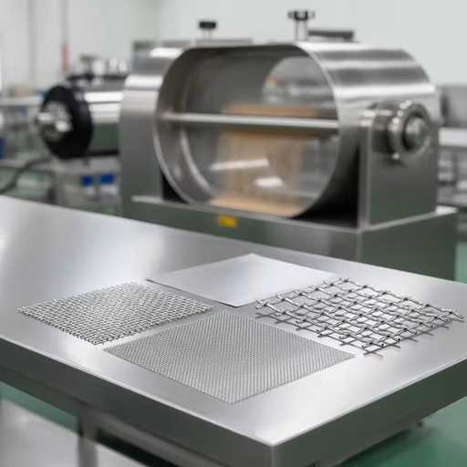 304L/316L Stainless Steel Plain Weave Wire Mesh Roll Crusher Screen Mesh Industrial Filter Mesh Vibrating Screening Cutting