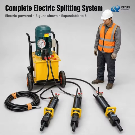 Plunger Type Hydraulic Splitting Rod Large Mining Rock Splitter Engineering Static Blasting Stone Breaking