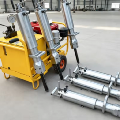 Static Hydraulic Rock Splitter For Boulder Breaking And Rock Excavation