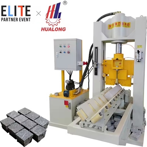 Stone Machinery Paver Natural Cube Block Stone Splitting Cutting Machine with Hydraulic Pressure Stone Press HLSY-C24