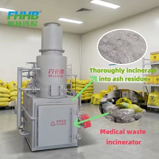 CE Certified Smokeless Incinerator Suitable for Hospital Medical Waste Incineration Clinical Waste Incineration Equipment