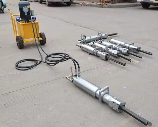 High Power Rock Splitter with 60mm Steel Wedges for Quarry Blasting