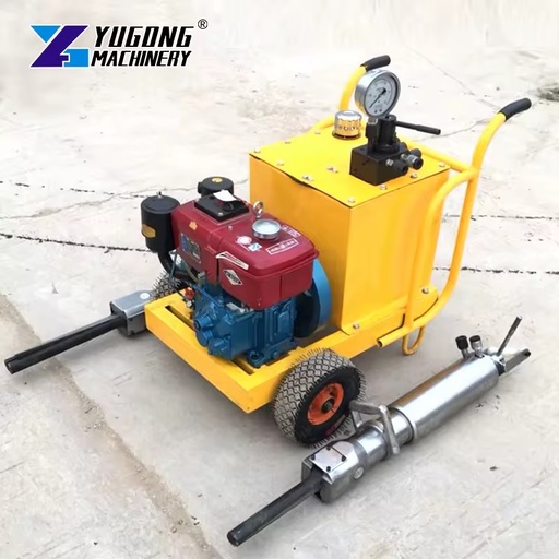 Portable Quarry Mining Equipment Hydraulic Rock Splitter with Hydraulic Oil Pump