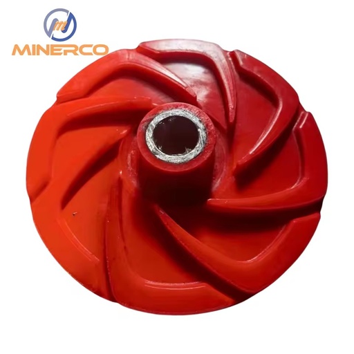 27% High Chromium Alloy Slurry Pump Parts Abrasion Resistant Centrifugal Impeller Polished Finish 5 Blades 1 Year