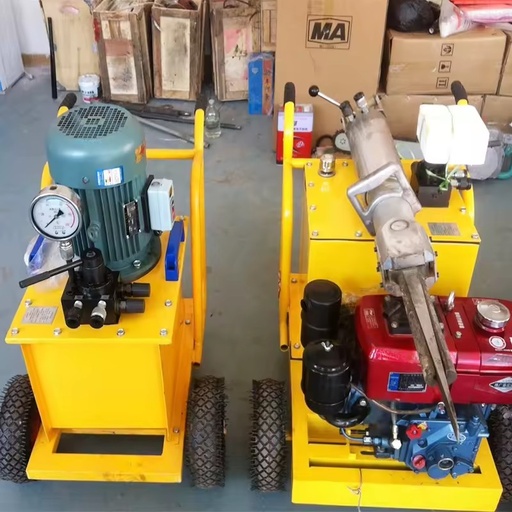 Electric Hydraulic Rock Splitter Quiet Stone Splitting Machine